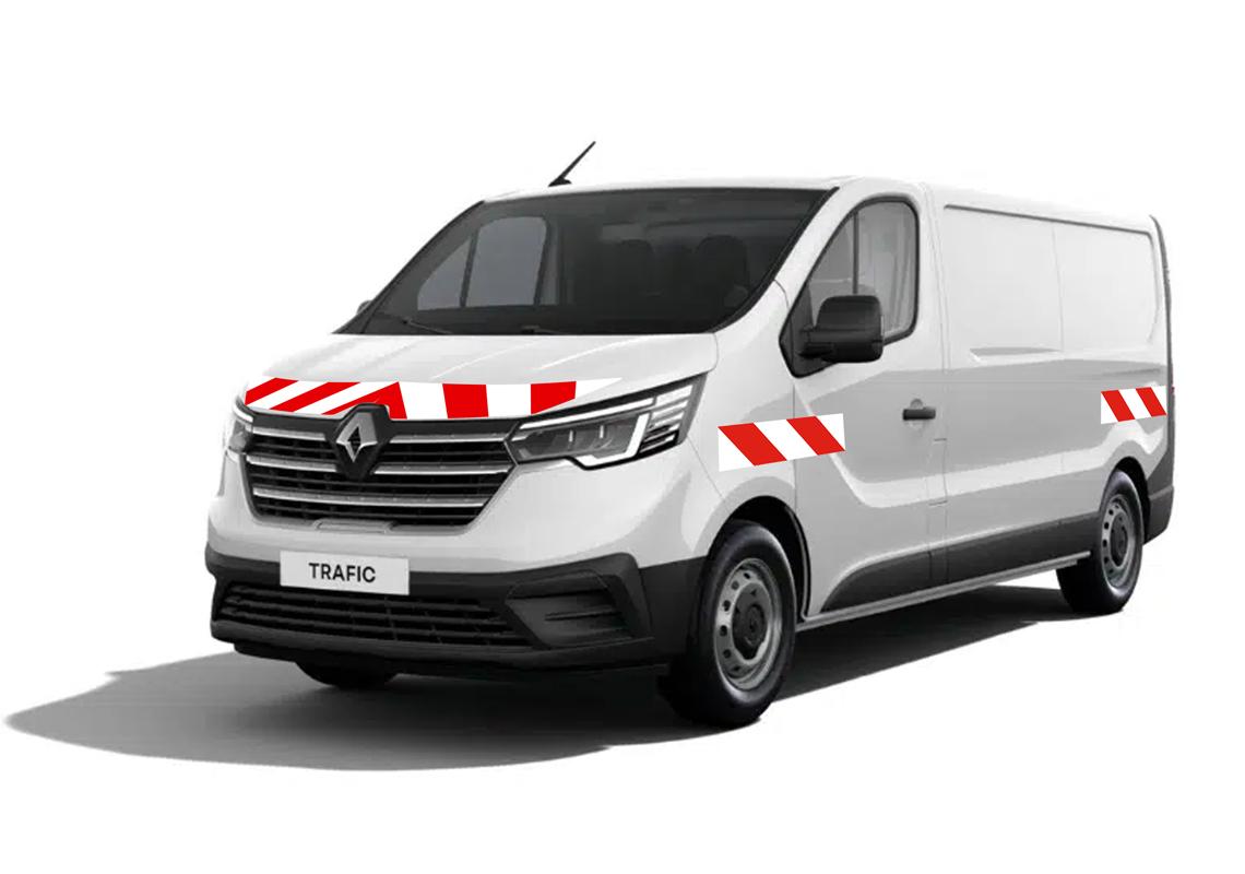 Vorgeschnittenes Markierungsset Klasse A RENAULT TRAFIC 2021-...